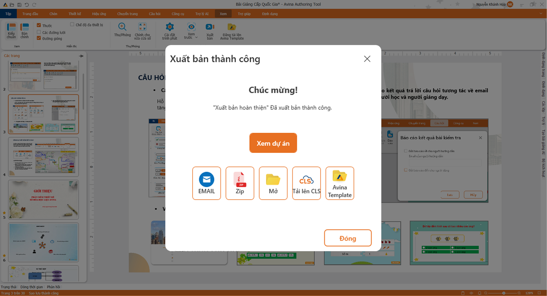 Xuất SCORM & HTML5 - Slide 4